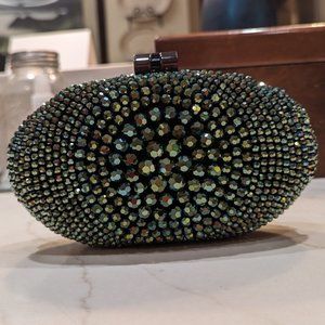 Stunning Green Rhinestone Cluch/Handbag